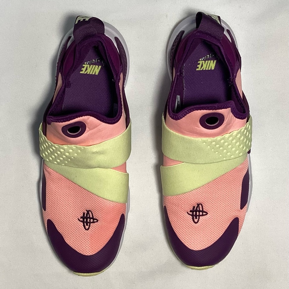 Nike Pink and Purple Athletic Shoes with Slip-On Design